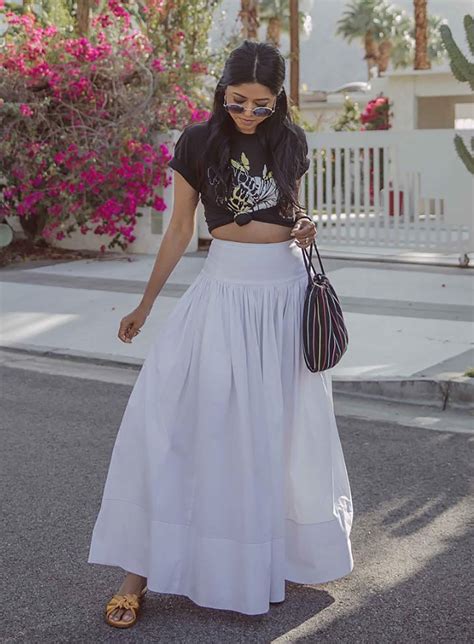 white skirt fashion ideas